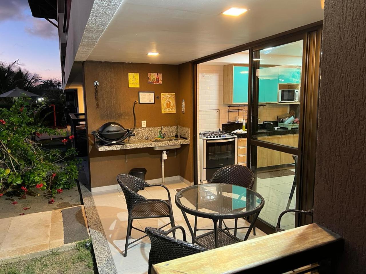 Luxuoso Flat 3 Quartos, Terreo, No Cupe Beach Living - Beira Mar De Pôrto das Galinhas Exteriér fotografie