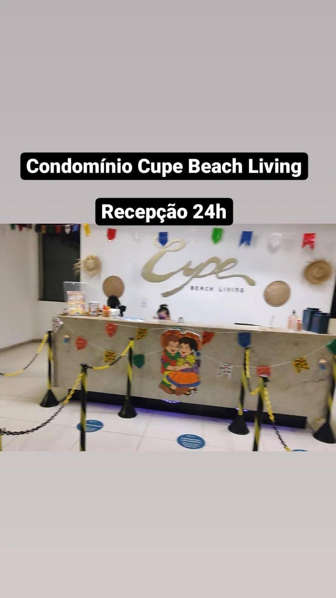 Luxuoso Flat 3 Quartos, Terreo, No Cupe Beach Living - Beira Mar De Pôrto das Galinhas Exteriér fotografie