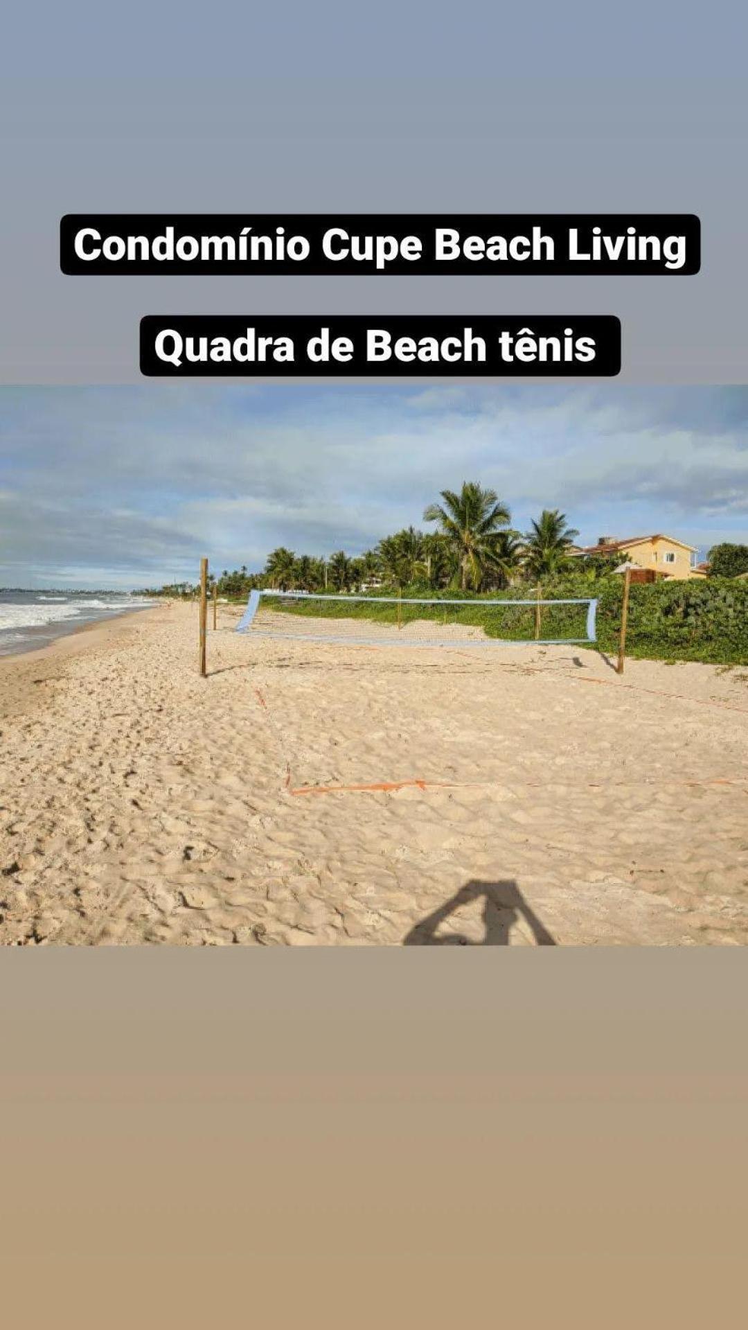 Luxuoso Flat 3 Quartos, Terreo, No Cupe Beach Living - Beira Mar De Pôrto das Galinhas Exteriér fotografie