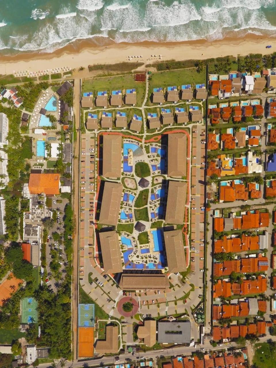 Luxuoso Flat 3 Quartos, Terreo, No Cupe Beach Living - Beira Mar De Pôrto das Galinhas Exteriér fotografie