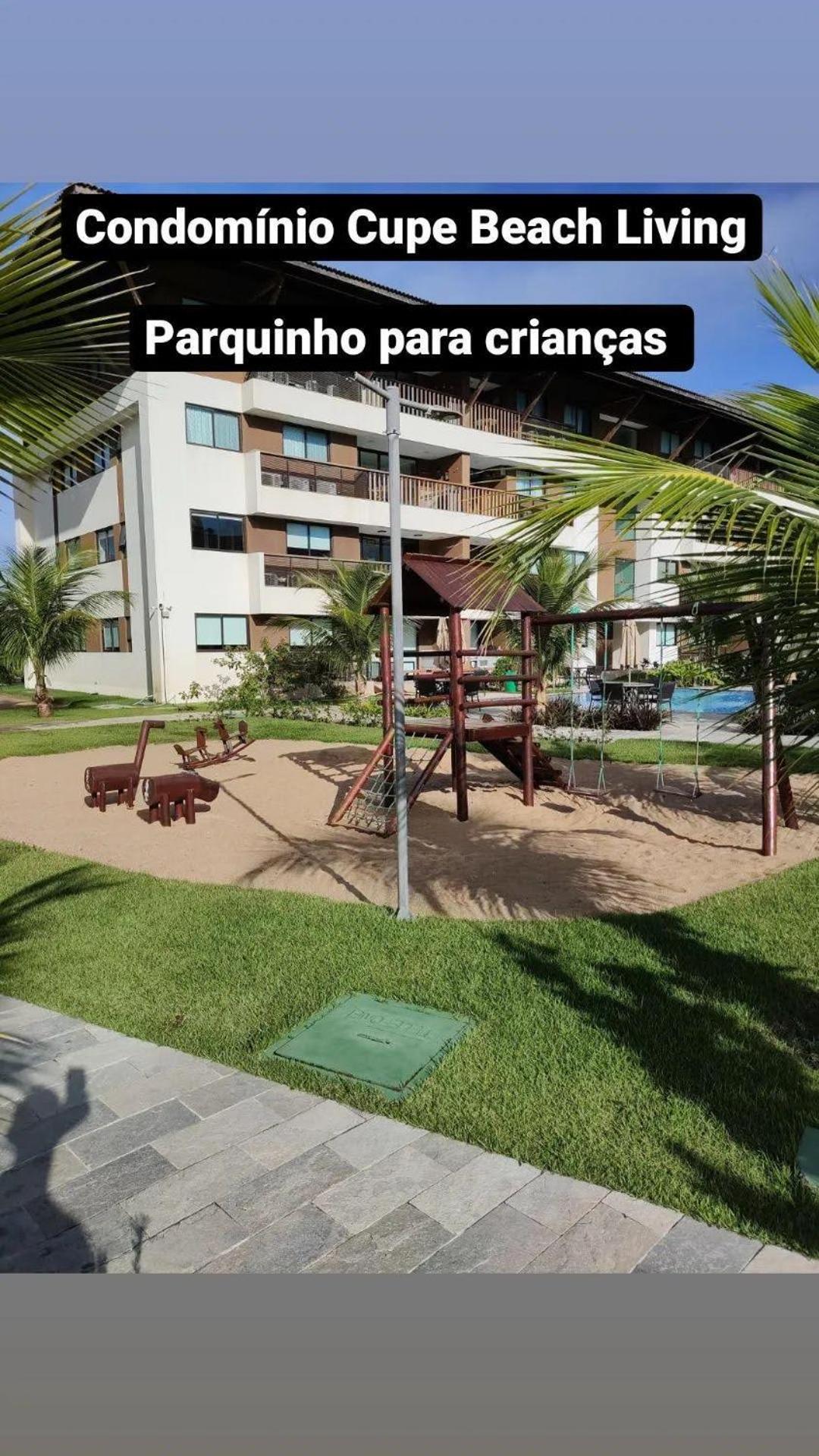 Luxuoso Flat 3 Quartos, Terreo, No Cupe Beach Living - Beira Mar De Pôrto das Galinhas Exteriér fotografie