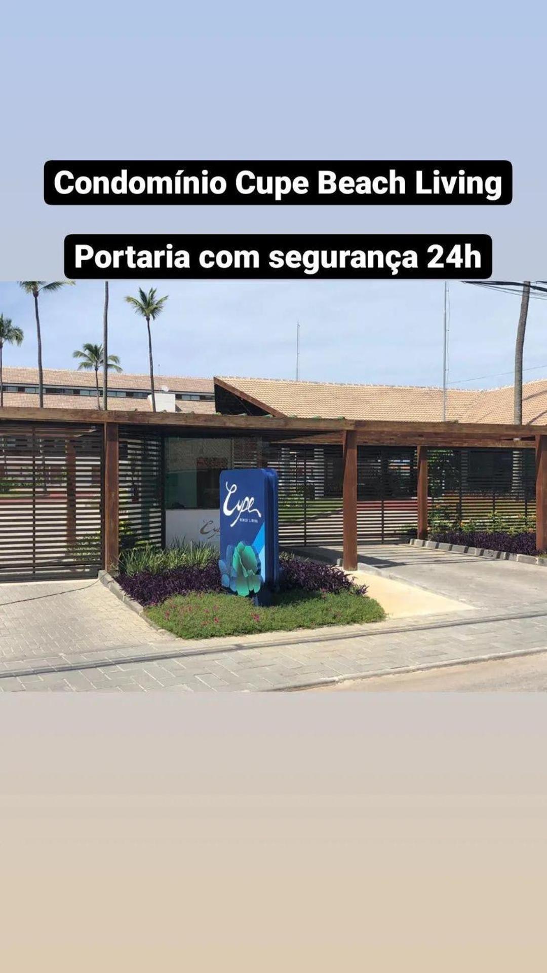 Luxuoso Flat 3 Quartos, Terreo, No Cupe Beach Living - Beira Mar De Pôrto das Galinhas Exteriér fotografie