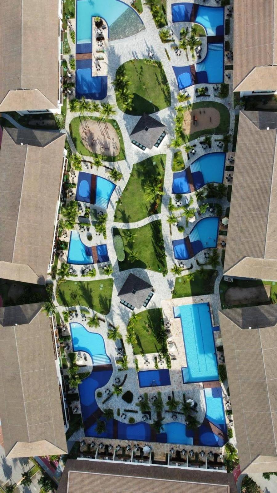 Luxuoso Flat 3 Quartos, Terreo, No Cupe Beach Living - Beira Mar De Pôrto das Galinhas Exteriér fotografie